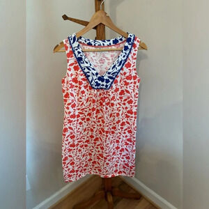 Boden Size 6 Petite Floral Cotton Sleeveless Dress